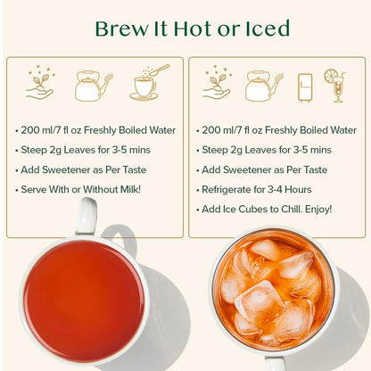 VAHDAM, Turmeric Ginger Herbal Tea (50+ Cups, 3.53oz) Caffeine Free | 100% Pure Herbal Blend - Savory & Spicy | Vacuum Sealed | Direct from Source