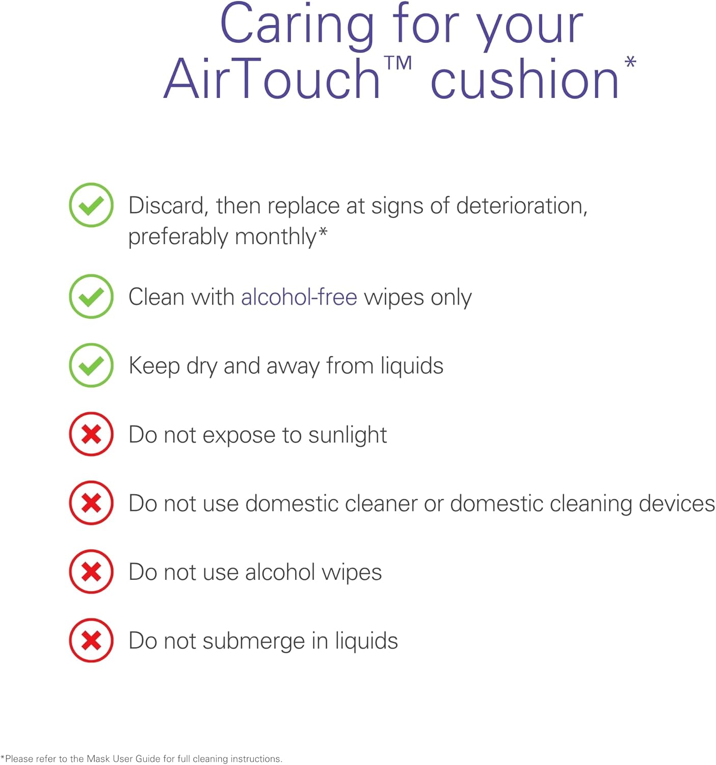 ResMed AirTouch™ F20 Cushion (Large)