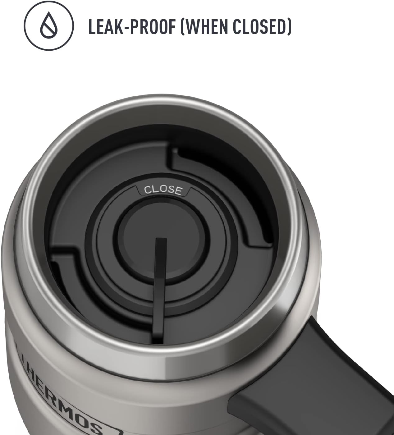 THERMOS Stainless King Vacuum-Insulated Travel Tumbler, 16 Ounce, Matte Steel
