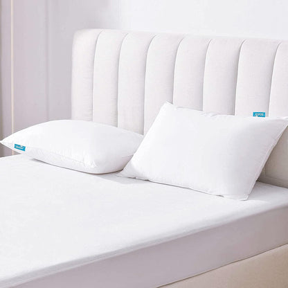 Pillow Protectors Waterproof 2-Pack, Standard Size with Zipper