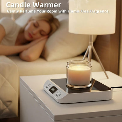 Coffee Mug Warmer & Candle Warmer 2-in-1, Electric Cup Warmer for Desk