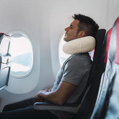 Neck Pillows for Sleeping Travel Pink Travel Pillow Comfortable U Shape Memory Foam Pillows Neck and Head Support Portable Travel Neck Pillow Suitable for Planes, Trains, Self-Driving Cars