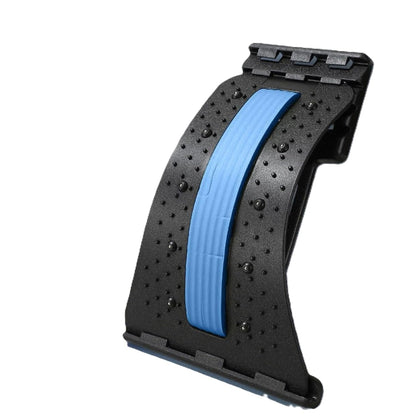 Professional Back Stretcher for Lower back Pain Relief, 4-Level Adjustable Lumbar Support Board with Acupressure Massage, Portable Cracking Device for Sciatica, Home & Car Use
