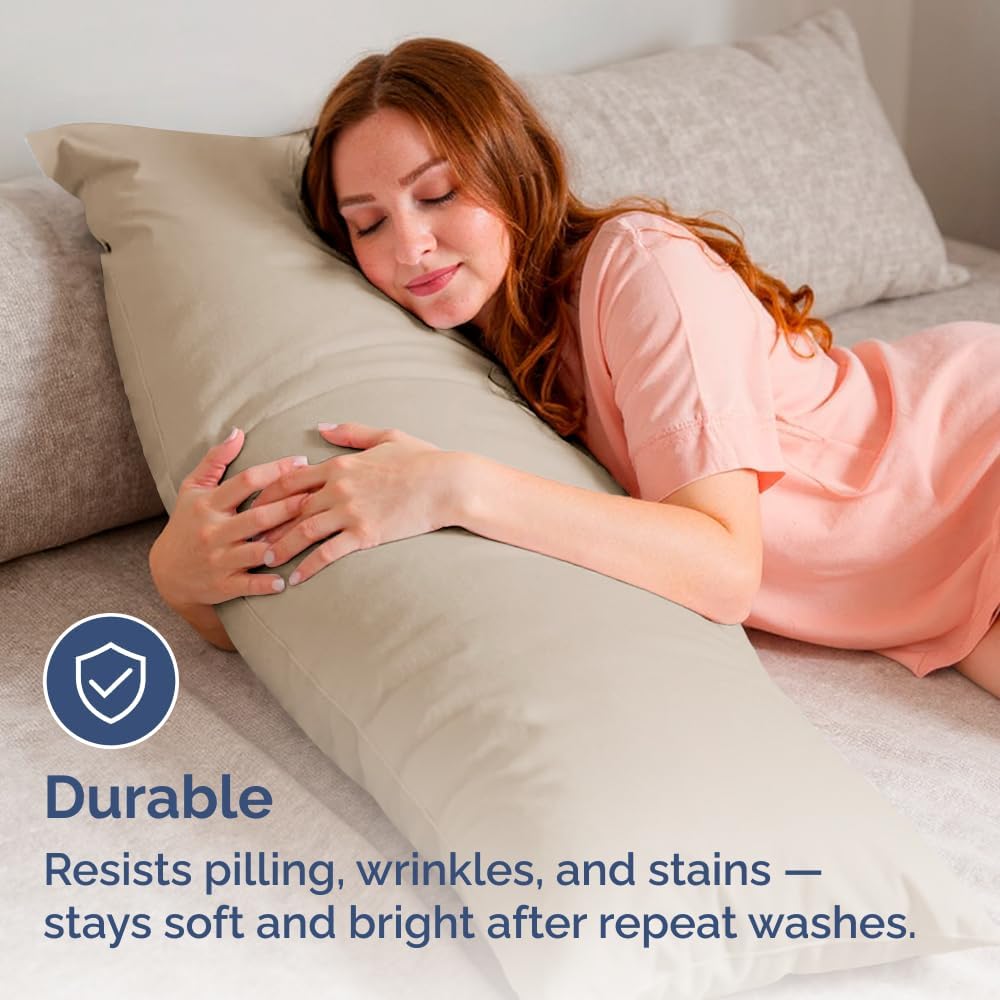 Standard Pillow Cases Set of 10 - Ultra Soft Hotel Quality Pillowcase Covers - Comfy, Cozy & Wrinkle Free - Shrink, Stain and Fade Resistant - Machine Washable Pillow Protectors - 10 Pcs Set - White - Colors A
