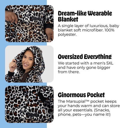 THE COMFY Dream | From Shark Tank | Patented | No Sherpa | Light Wearable Blanket Hoodie | Gift for Women & Men | One Size