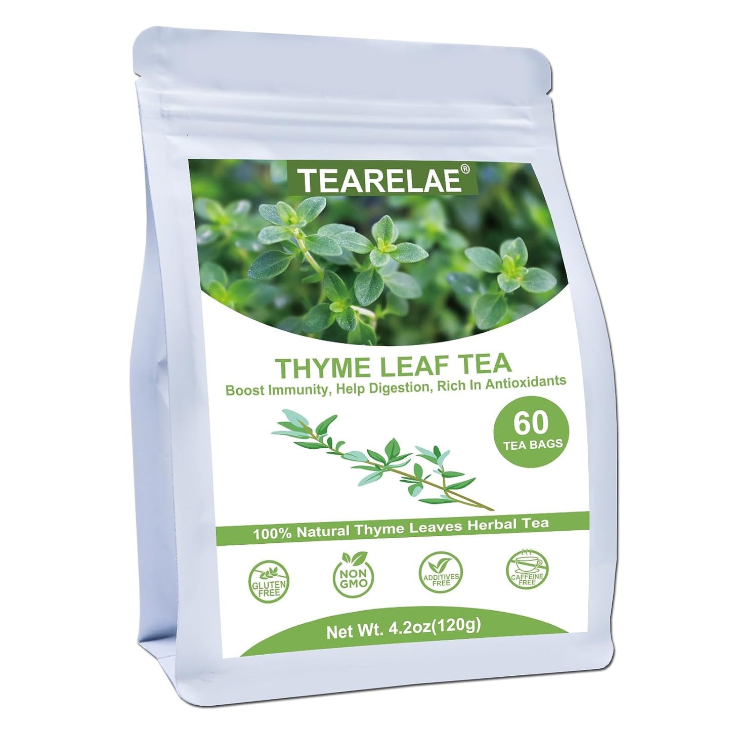 TEARELAE - Chamomile Lavender Tea, 50 Herbal Tea Bags with Lemon Balm for Relaxation & Bedtime - Non-GMO - Caffeine-Free - Floral & Soothing