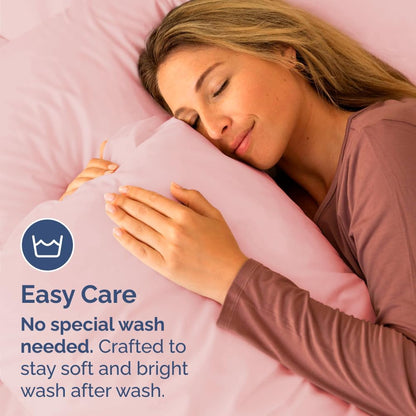 Standard Pillow Cases Set of 10 - Ultra Soft Hotel Quality Pillowcase Covers - Comfy, Cozy & Wrinkle Free - Shrink, Stain and Fade Resistant - Machine Washable Pillow Protectors - 10 Pcs Set - White - Colors B