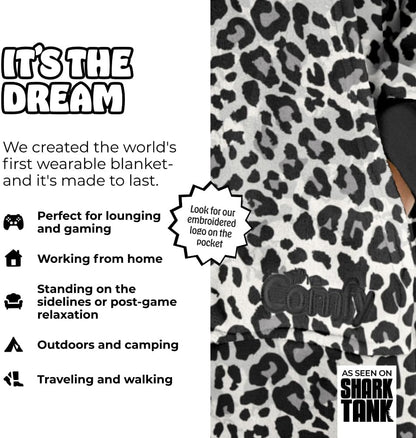 THE COMFY Dream | From Shark Tank | Patented | No Sherpa | Light Wearable Blanket Hoodie | Gift for Women & Men | One Size