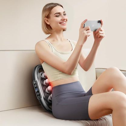 16 Head Massage Gun Deep Tissue - 2026 Upgrade 16-Drive Back Muscle Massager with 3 Modes & 30 Intensities, Portable Quiet Percussion Massager for Legs, Waist, Back, Neck, Buttocks Muscles Pain Relief