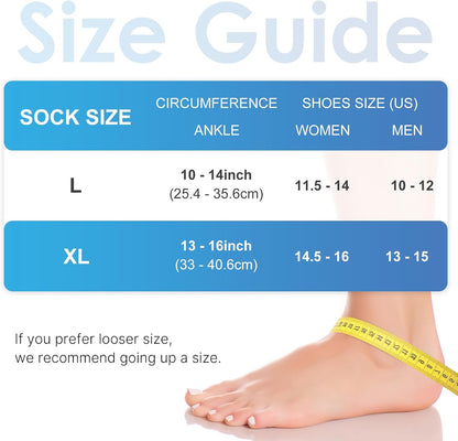 Comfitech Ankle Ice Pack Wrap Sleeve with Large Opening, Reusable Gel Cold Pad for Foot and Heel, X-Large