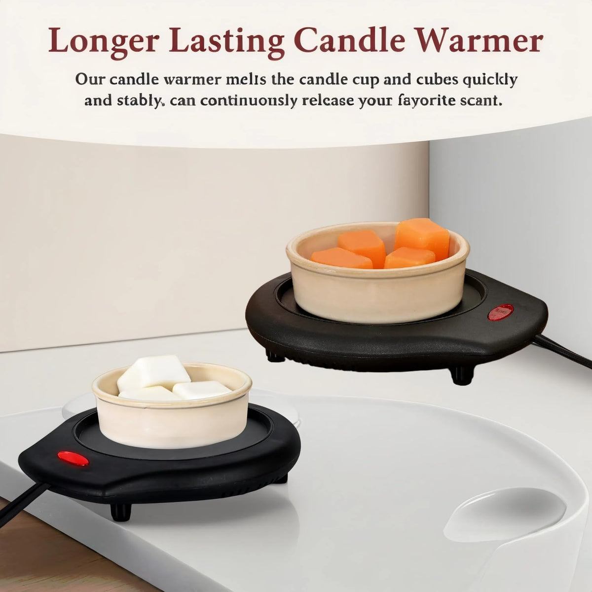 ASAWASA Candle Warmer for Large Jar, Coffee Mug Warmers