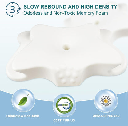 CHxxy Cervical Neck Pillow for Pain Relief Sleeping, Memory Foam Pillows