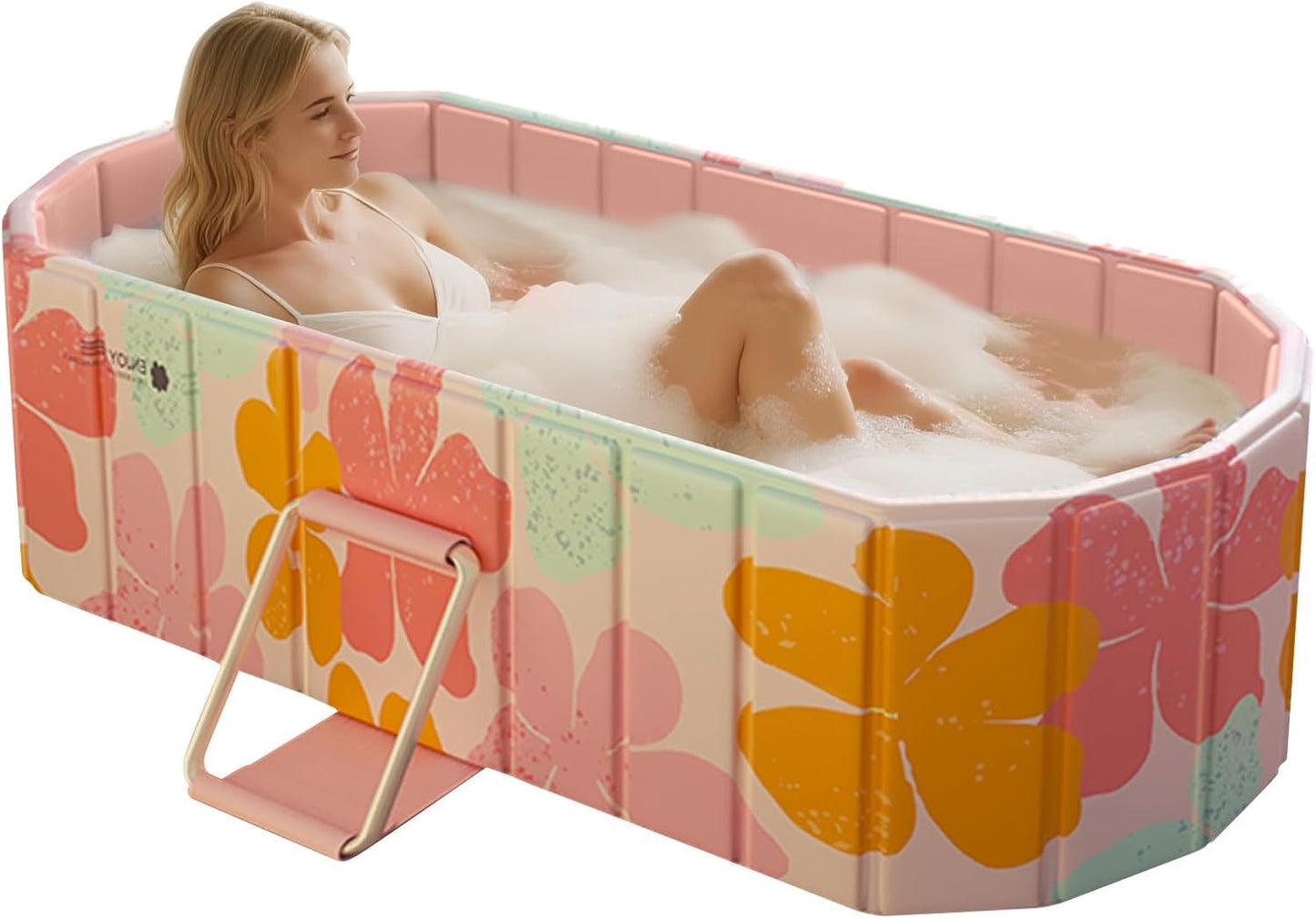 Expandable Bathtub Tray, Foldable Bath Tray for Tub, Acrylic Bath Table Trays Storage Rack, Bath Tub Tray for Bathtub & Bathroom Accessories (Transparent Bathtub Tray, 22"L x 7.8"W x 1.7"H)