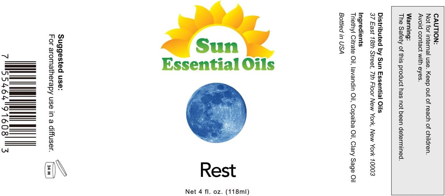 Sun Essential Oil - Lavender Essential Oil 16 oz (473 ml) for Diffuser, Humidifier, Skin, Aromatherapy Massage, Scented for Soap & Candle Making at Home, Calming Aroma for Sleep