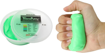 CanDo TheraPutty Standard Hand Exercise Putty For Rehabilitation, Exercises, Hand Therapy, and Occupational Therapy. Use To Strengthen Hand Muscles, Improve Fine Motor Skills, And Decrease Stress