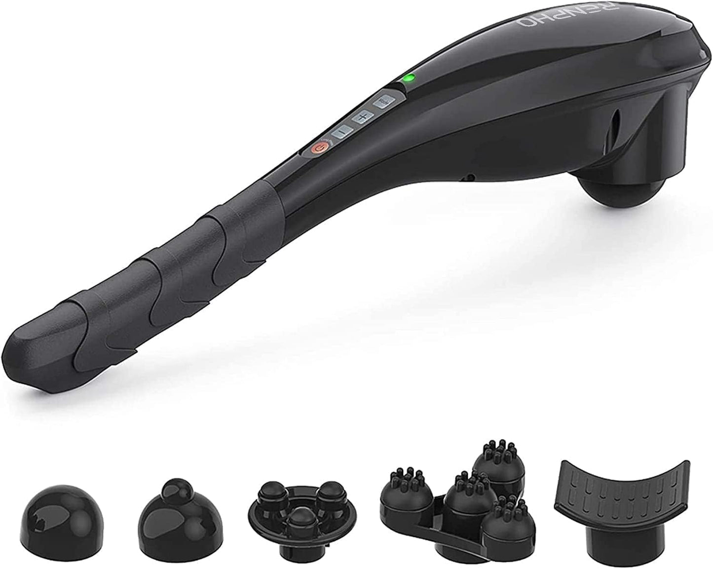RENPHO Extend Massage Gun, Electric Handheld Massage Gun Deep Tissue, Portable Mini Massage Guns Type-C Charging, Percussion Massager for Neck and Back, Gifts for Women/Men