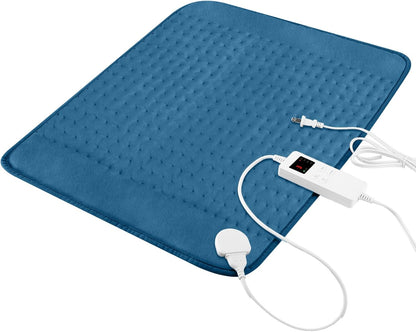 Heating Pad for Period Cramps, Heating Pad for Back/Neck/Shoulder Muscle Pain, 6 Heating & 4 Timer Setting, Auto Shut Off, Dry/Moist Heat & Machine Washable, Birthday Christma s Gifts for Women Mom