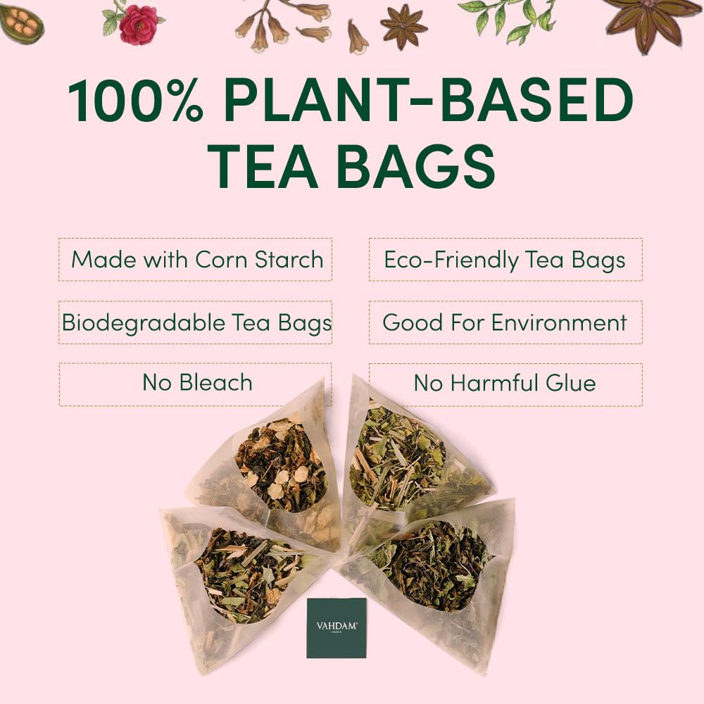 VAHDAM, Assorted Black Tea Loose Leaf Tea Gift Set (10 Flavors) Gift Ideas for Women & Men | Directly Sourced From Assam and Darjeeling | Resealable Ziplock Pouch