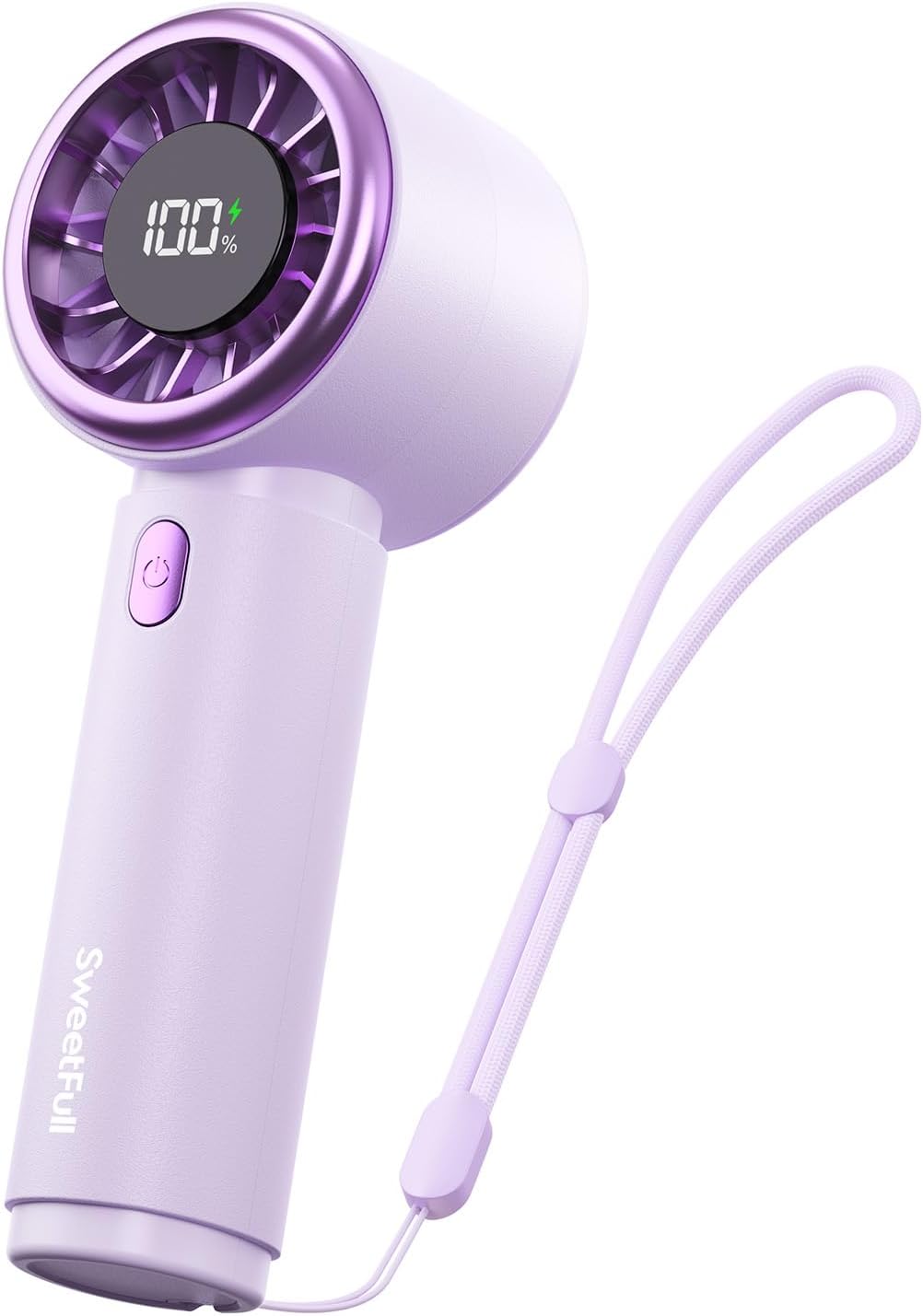 SWEETFULL Portable Handheld Fan, Mini Rechargeable Personal Hand Fan