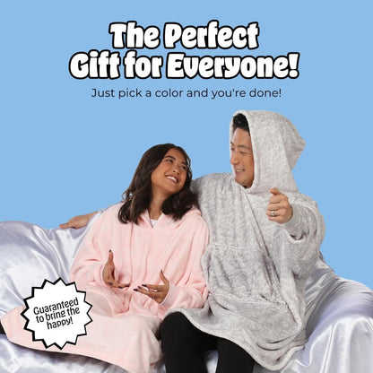 THE COMFY Dream | From Shark Tank | Patented | No Sherpa | Light Wearable Blanket Hoodie | Gift for Women & Men | One Size