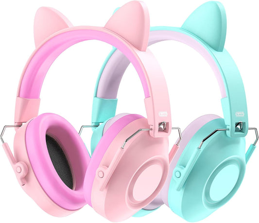 Dr.meter Ear Muffs for Noise Reduction: 27.4SNR Noise Cancelling Headphones for Kids Adults, EM100 Adjustable Hearing Protection Earmuffs for Monster Jam, Autism Sensory, Concerts, Fireworks- 3PACK