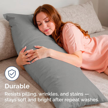 Standard Pillow Cases Set of 10 - Ultra Soft Hotel Quality Pillowcase Covers - Comfy, Cozy & Wrinkle Free - Shrink, Stain and Fade Resistant - Machine Washable Pillow Protectors - 10 Pcs Set - White - Colors A