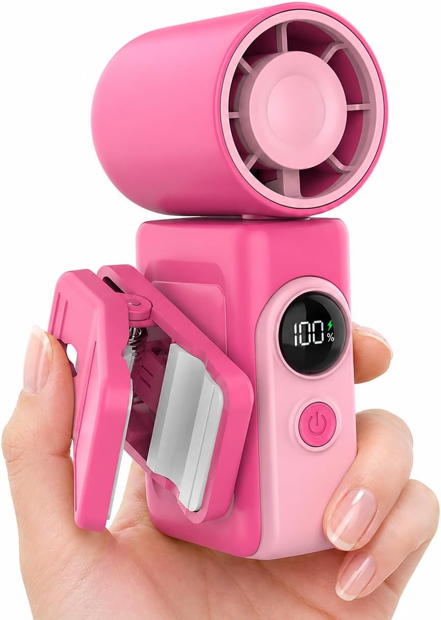 Hotsales Clip-On Portable Fan for Strollers, Handheld Turbo Fan for Travel