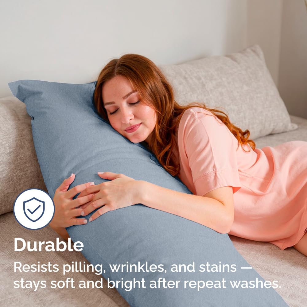 Standard Pillow Cases Set of 10 - Ultra Soft Hotel Quality Pillowcase Covers - Comfy, Cozy & Wrinkle Free - Shrink, Stain and Fade Resistant - Machine Washable Pillow Protectors - 10 Pcs Set - White - Colors B