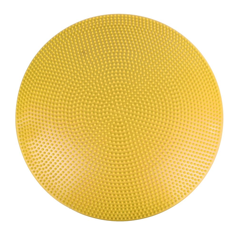 Cando-30-1870 CanDo Inflatable Balance Disc for Balance Training, Proprioception, Strengthening Lower Extremities, Posture, Back Pain, Stress Relief, Restlessness and Anxiety. Black, 14” Diameter