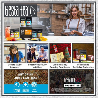 Tiesta Tea - Black Sampler Dry Flight Set, Loose Leaf, High Caffeine