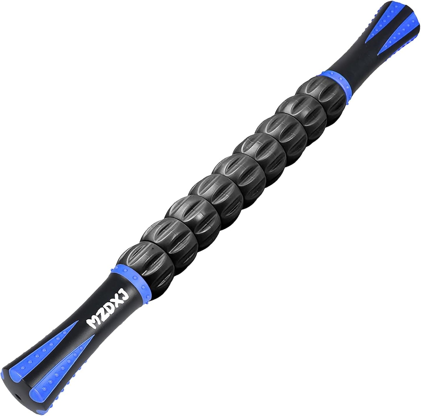 Muscle Roller Massage Roller Stick- Deep Tissue Fascia Blaster for Myofascial Pain Relief, Lymphatic Drainage & Body Sculpting, Handheld Physical Therapy & Recovery Tool (Pink black-18 inch)