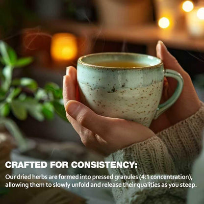 EnrychLeafo Lemon Balm Leaves Tea for Relaxation & Sleep Support, 8-in-1 Calming Herbal Blend with Chamomile & Passionflower, Caffeine Free, 50 Tea Bags