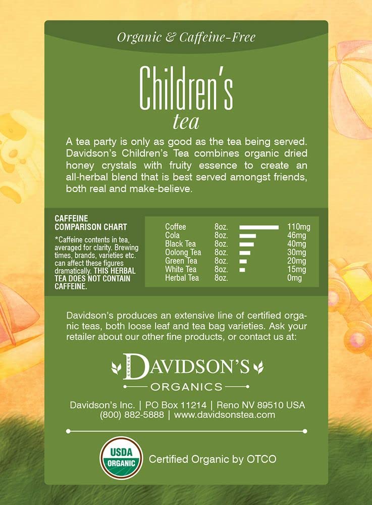 Davidson's Organics, Hibiscus Flowers, 100-count Unwrapped Tea Bags