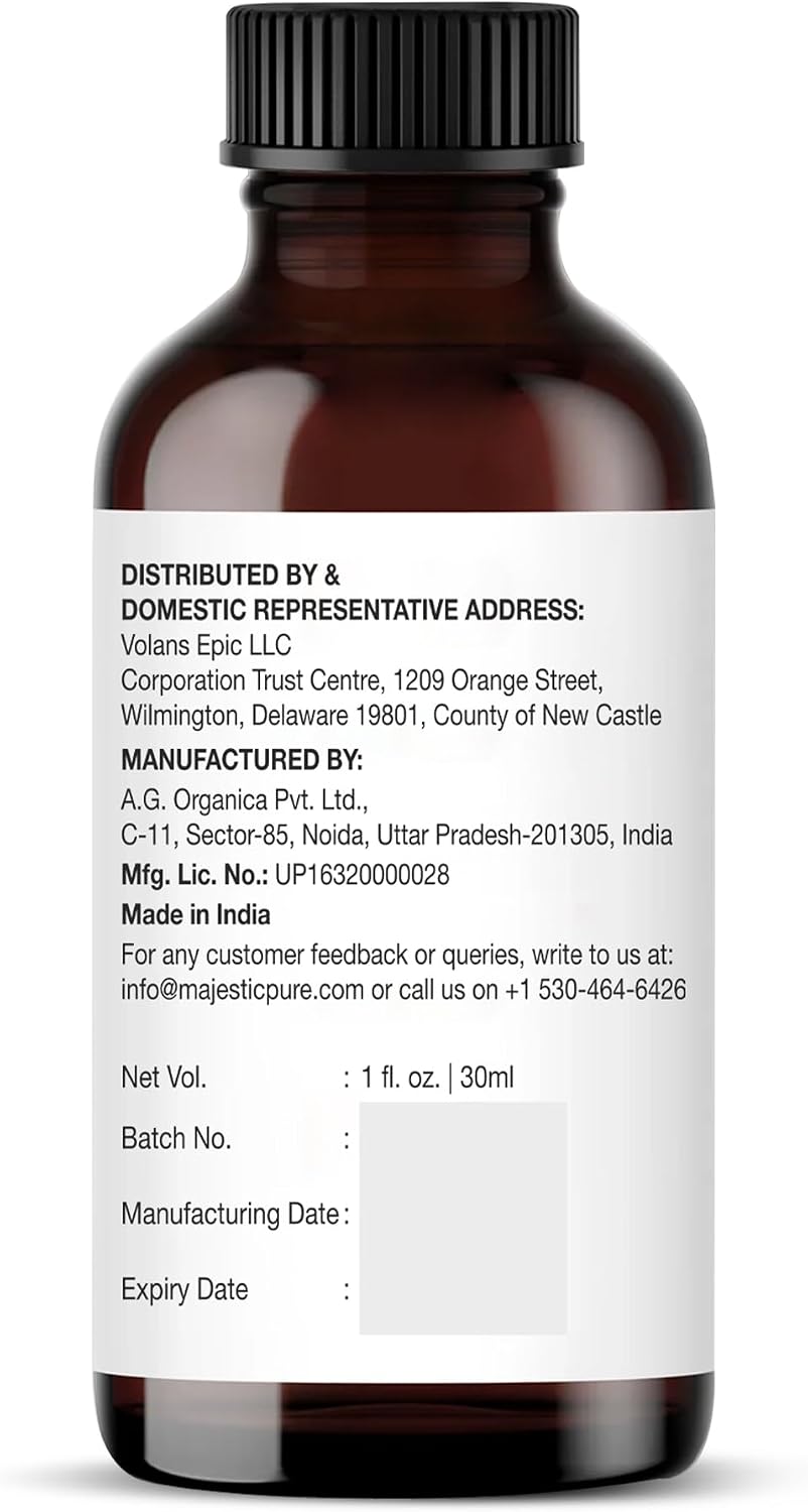 Majestic Pure Essential Oil with Glass Dropper - Essential Oils for Diffuser, Aromatherapy, Soap and Candle Making, Lavender Essential Oil, Lavender Oil, 4 Fl Oz