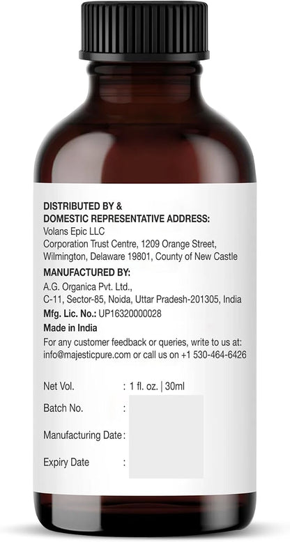 Majestic Pure Essential Oil with Glass Dropper - Essential Oils for Diffuser, Aromatherapy, Soap and Candle Making, Lavender Essential Oil, Lavender Oil, 4 Fl Oz