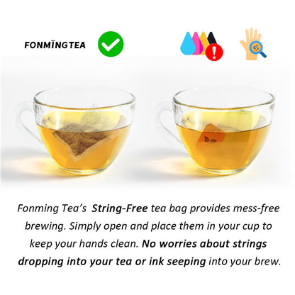 Fonming Tea- Rose Oolong Tea Bags – Individually Wrapped – Unsweetened, Light Floral Flavor – Hot or Cold Brew – Slimming & Refreshing Wellness Tea