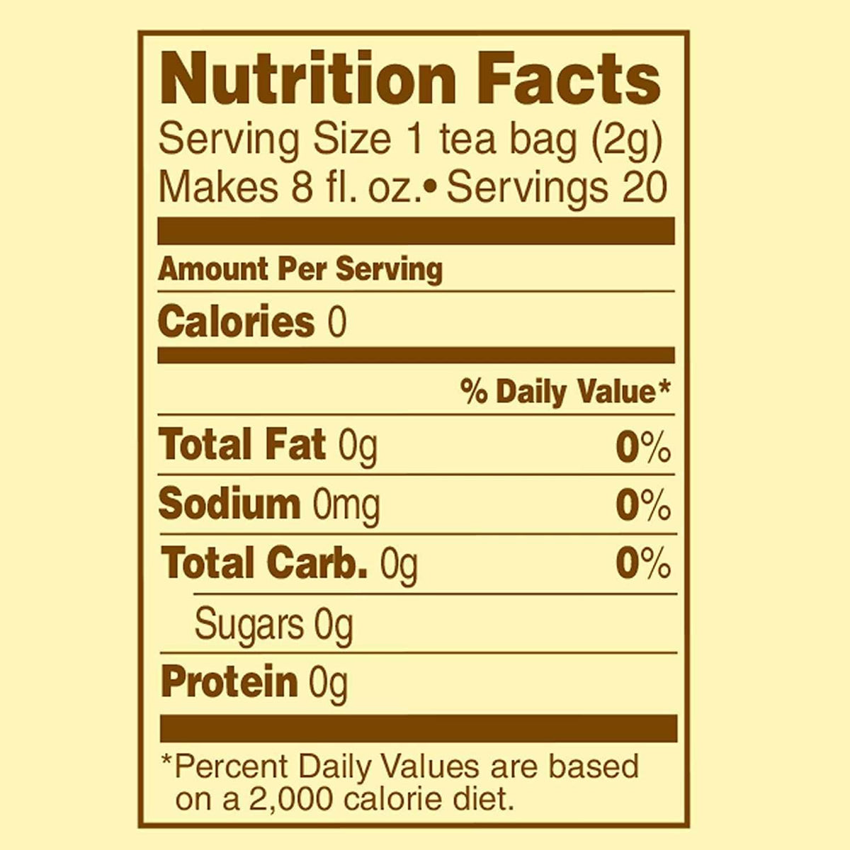 Celestial Seasonings Herb Tea True Blueberry 20 Bag (Pack of 2)