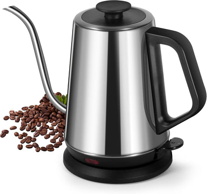 Gooseneck Kettle，0.8L Temperature Control Electric Tea Kettle