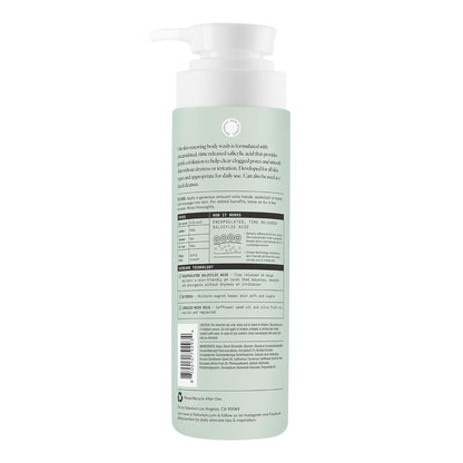 Naturium The Smoother Glycolic Acid Exfoliating Body Wash, Soft & Smoothing Cleanser, 16.9 oz