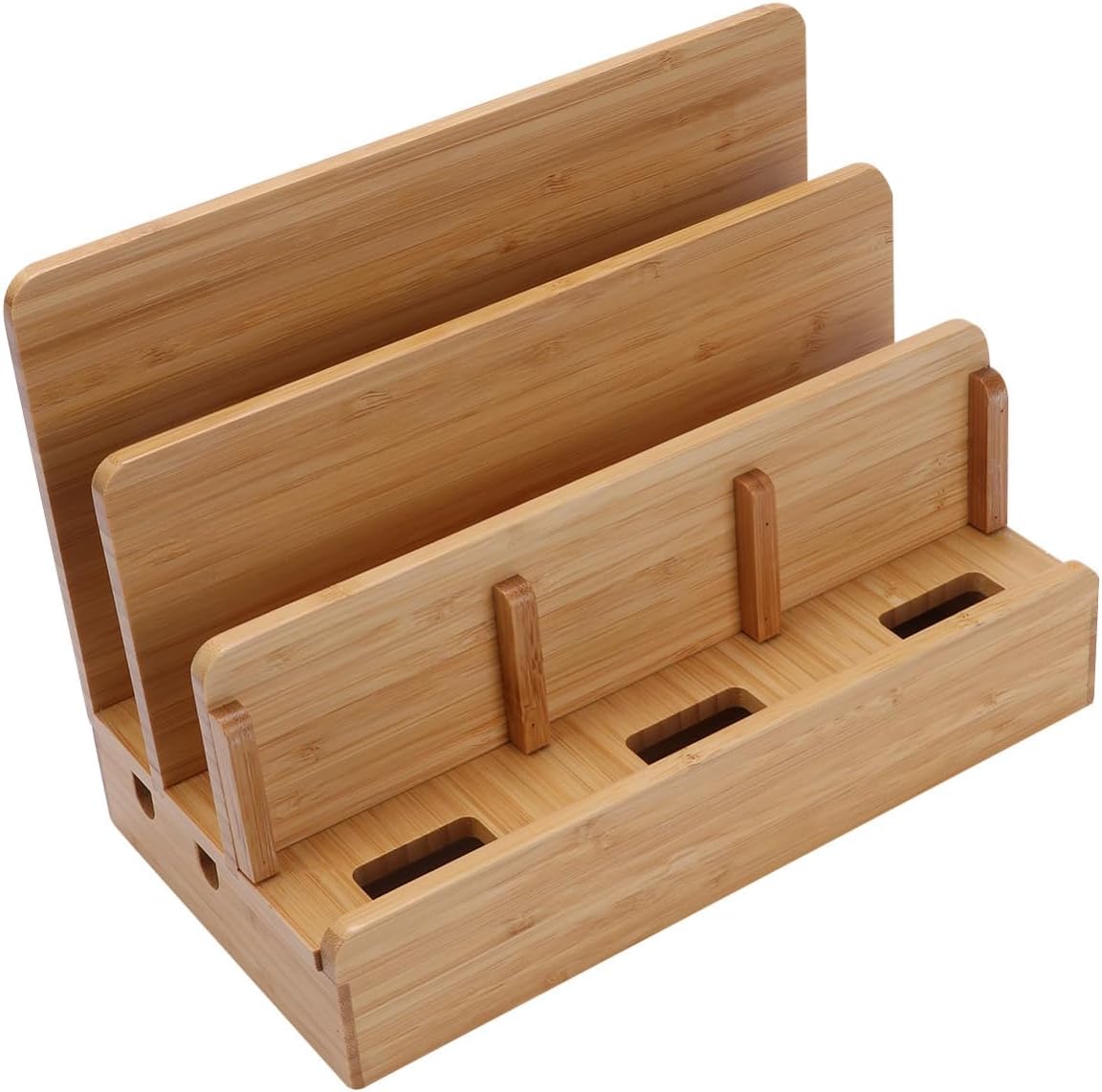 Xmas Bamboo Charge Station Docking Organizer, Cellphone Holder