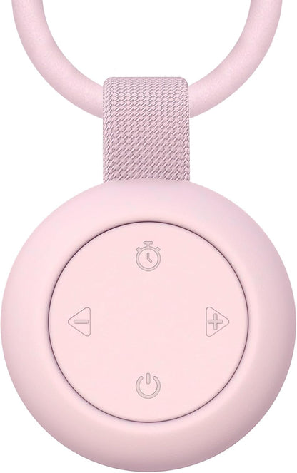 Portable Baby Sound Machine [White Noise for Babies Kids Adults][Timer Function][20 Soothing Sounds][Sleep Soother] 15 Hours Battery Life, Travel,Registry,Gifts,Shower,Clips on Baby Stroller