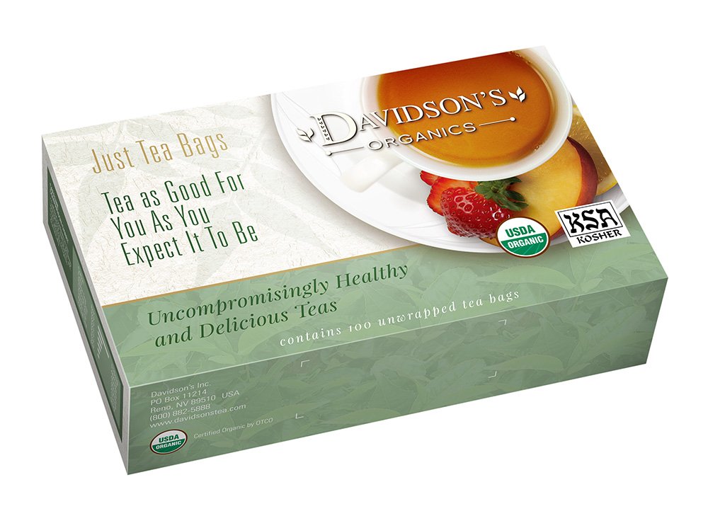 Davidson's Organics, Spearmint Leaves, 100-count Unwrapped Tea Bags