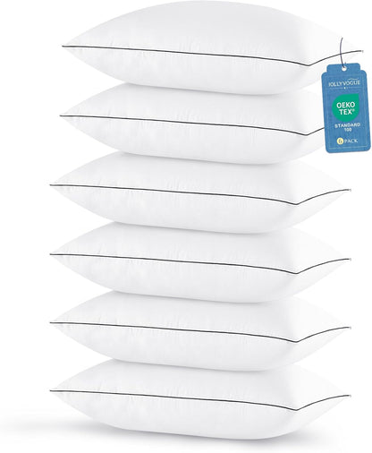 JOLLYVOGUE Pillows Standard Size Set of 2, Cooling and Supportive Pillows Full Size Set of 2 for Side and Back Sleepers, Down Alternative Hotel Collection Sleeping Pillow