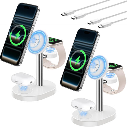 Mag-Safe Charger 3 in 1 Charging Station for iPhone Apple Watch AirPods