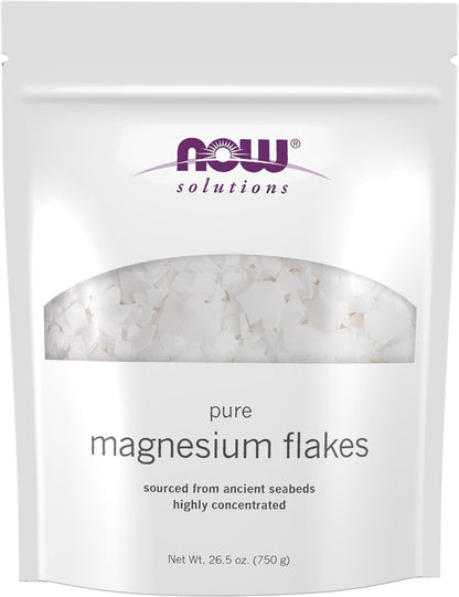 Now Solutions, Magnesium Flakes, from the Ancient Seabed, 26.5 oz