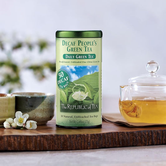 The Republic of Tea Daily Green Decaf The People's Green Tea, 50 Count
