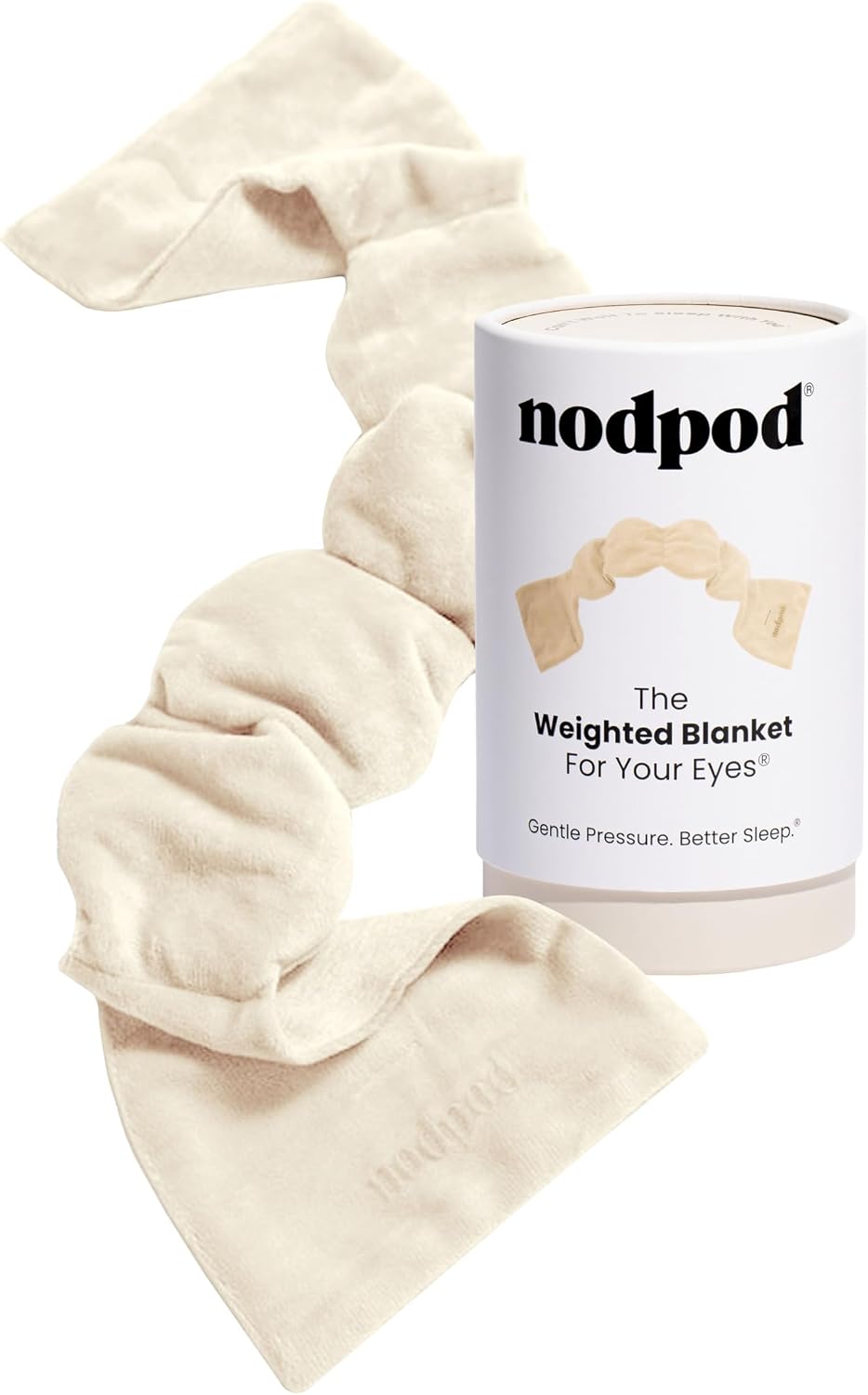 Nodpod Gentle Pressure Sleep Mask | Patented Light Blocking Design for Sleeping, Traveling & Relaxation - Sage