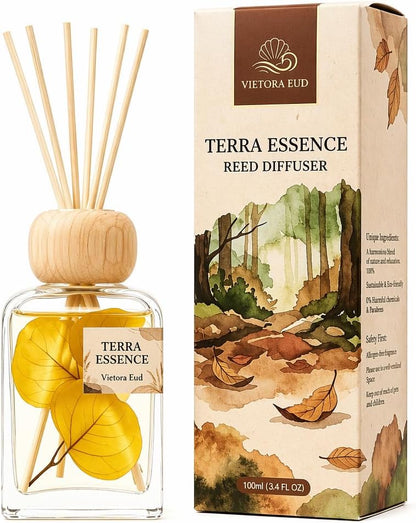 Luxury Hotel Scent Reed Diffuser 100ml (3.38oz) | No.1898 Hotel Collection Diffuser Oil Inspired by Ritz Carlton | Home, Bathroom & Office Decor | Long-Lasting Room Freshener Gift Set