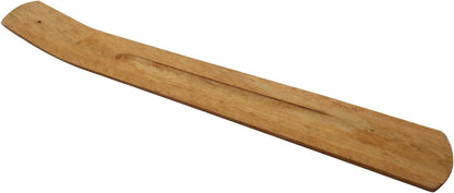 TRENDBOX 10pcs Handmade Plain Wood Wooden Incense Stick Holder Burner Ash Catcher Natural Design Buddhist