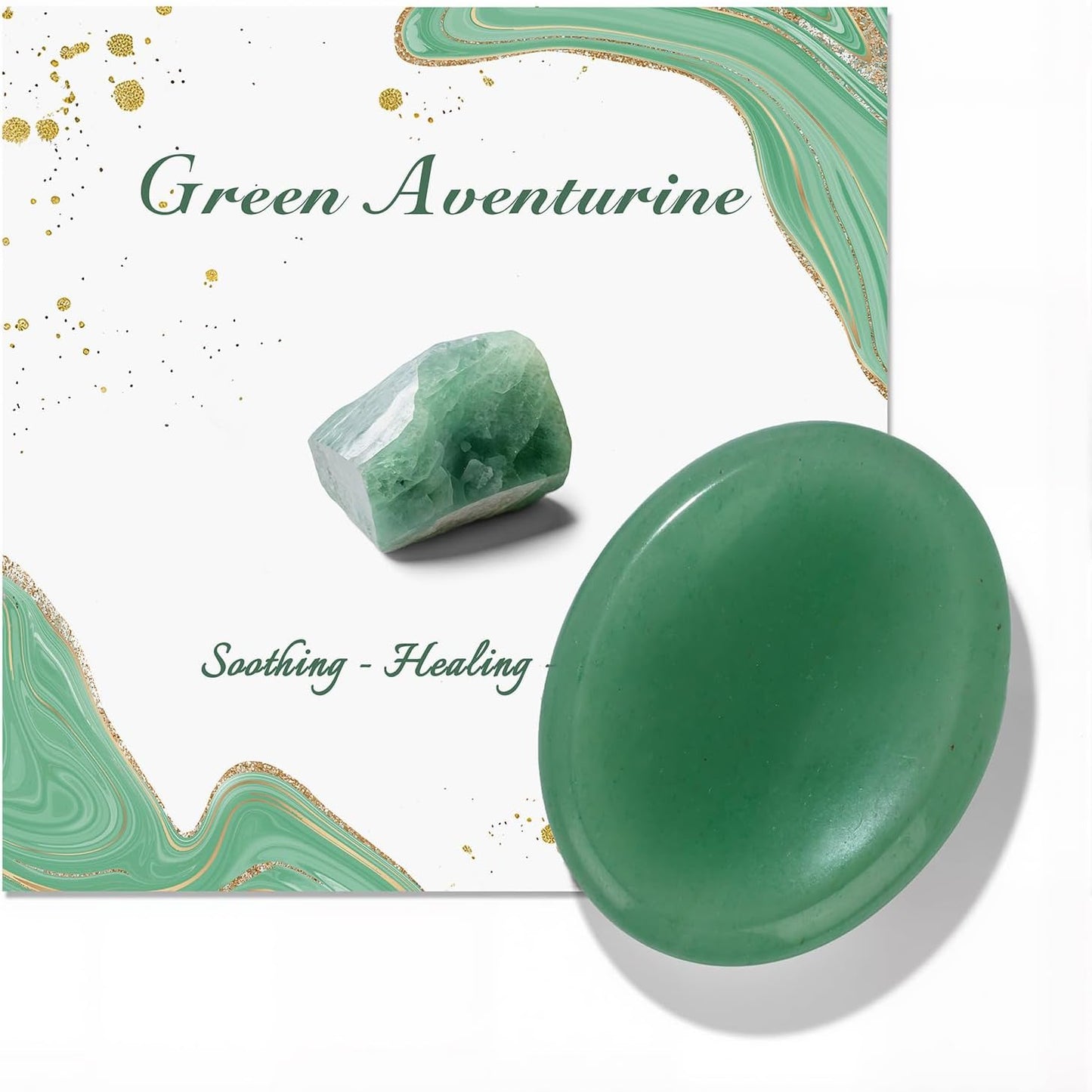 6PCS Thumb Worry Stone for Anxiety Healing Crystals Sets, Hand Carved Crystals and Healing Stones, Meditation Crystal Reiki Natural Relax Palm Stone for Anxiety Therapy Relief